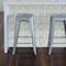 InHome Chelsea Antique White Peel & Stick Tin Tiles